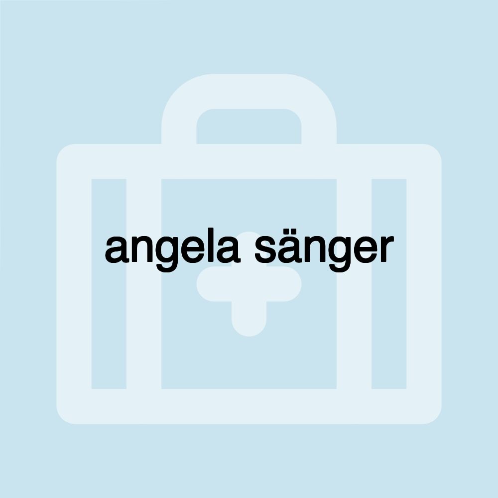 angela sänger