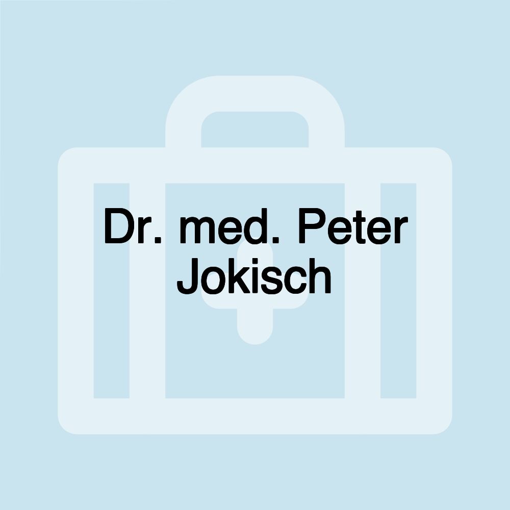 Dr. med. Peter Jokisch