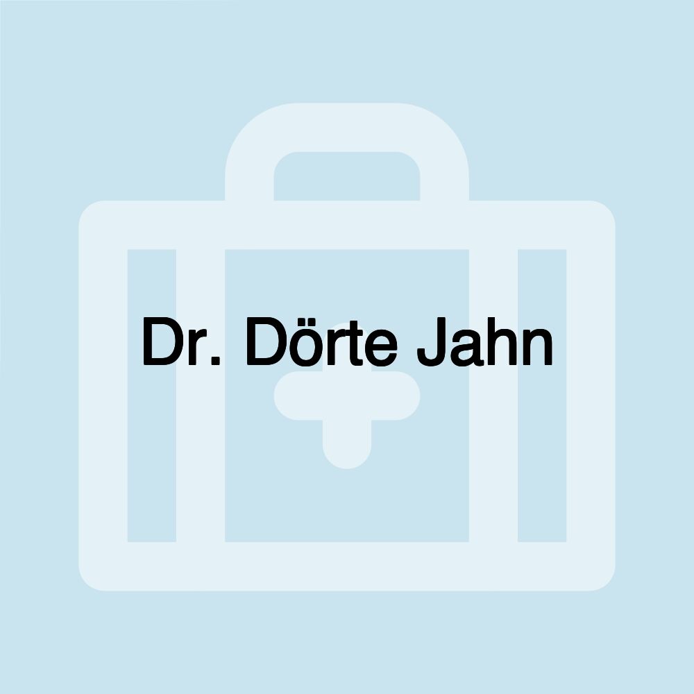 Dr. Dörte Jahn