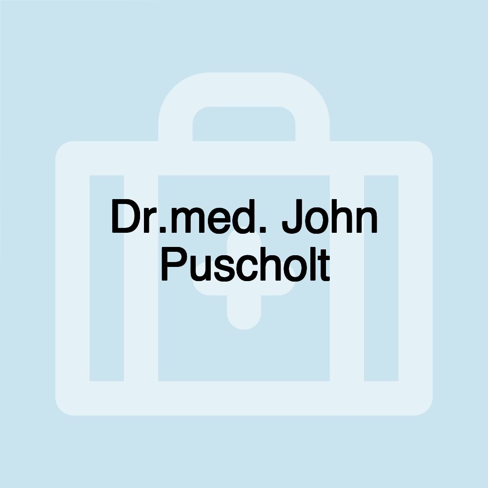 Dr.med. John Puscholt