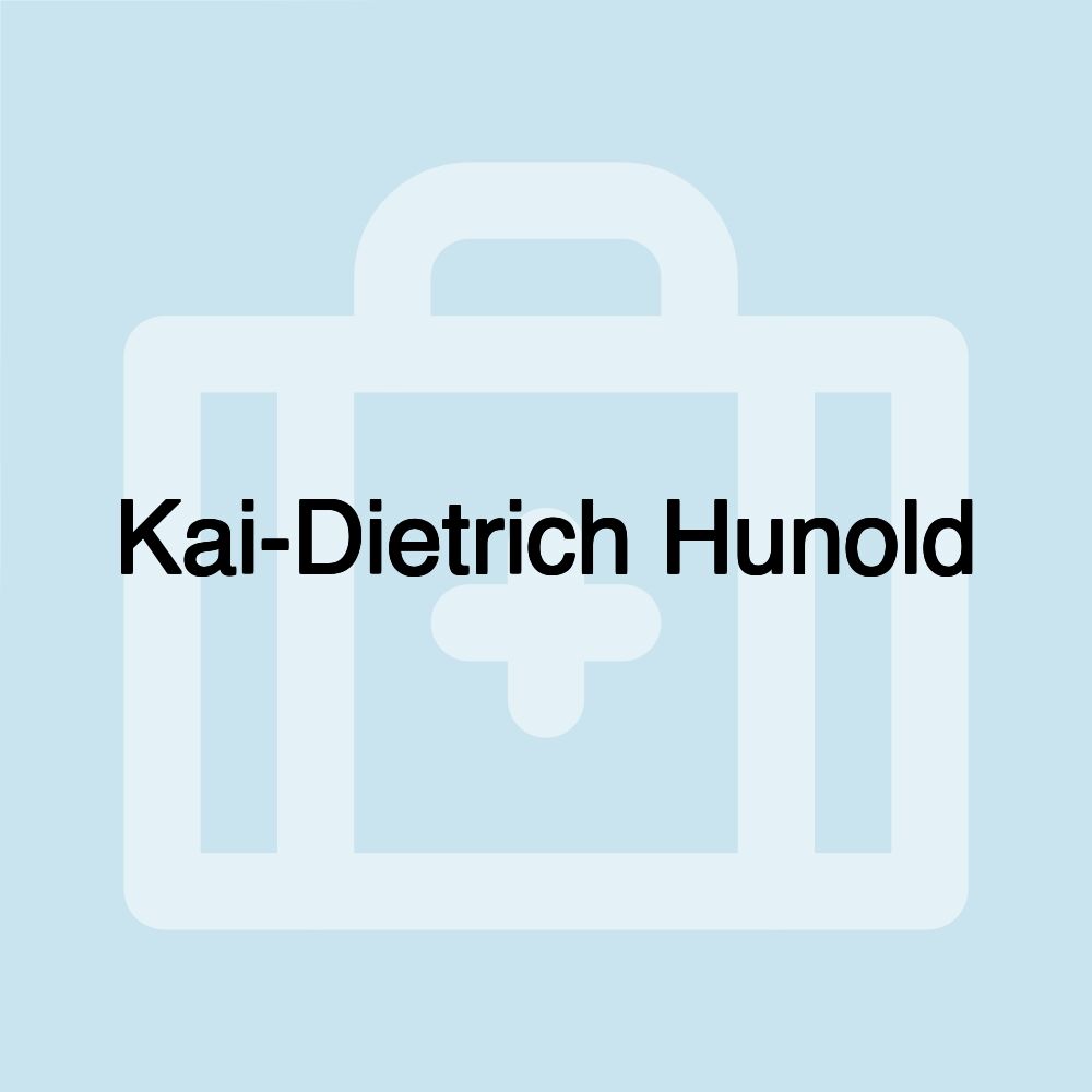 Kai-Dietrich Hunold