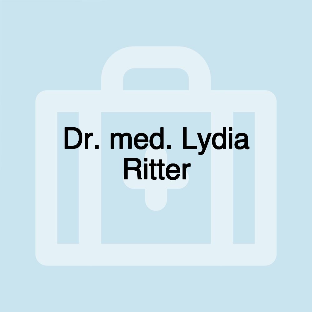 Dr. med. Lydia Ritter