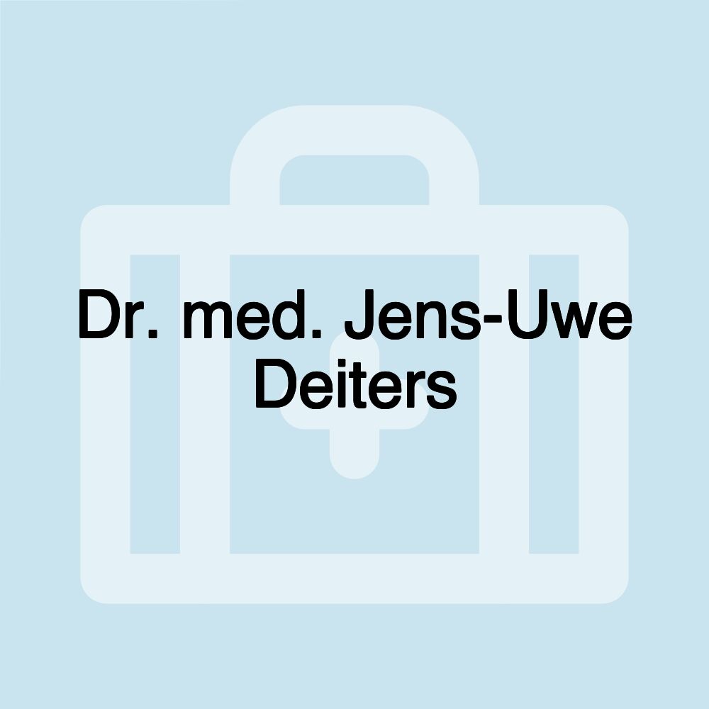 Dr. med. Jens-Uwe Deiters