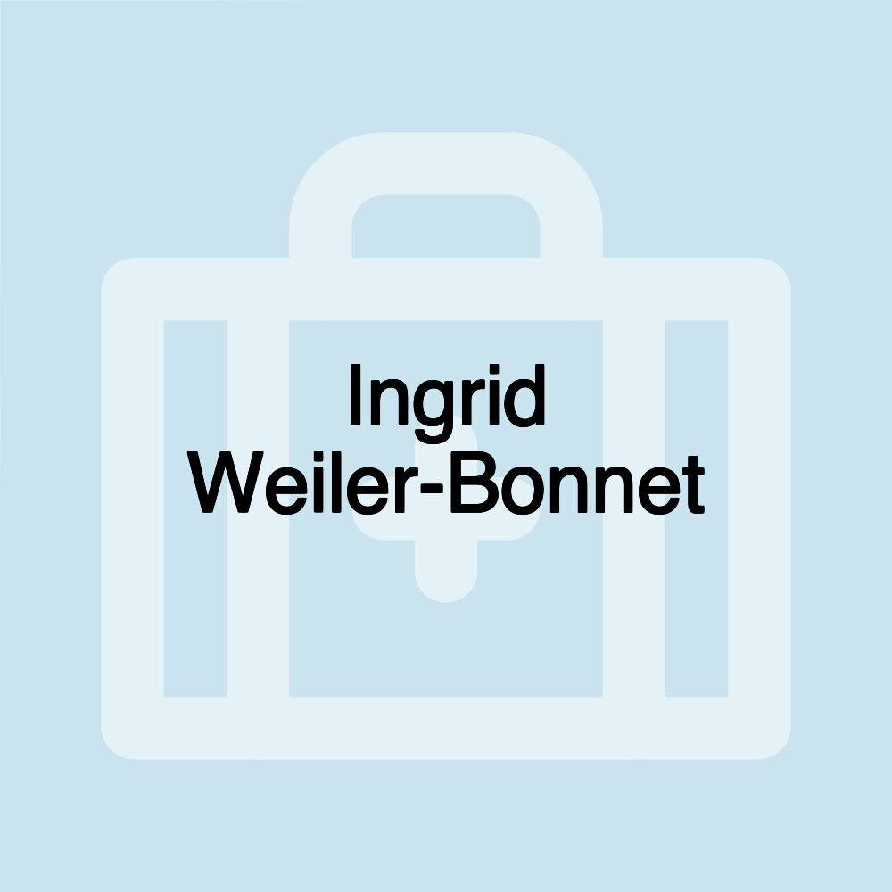 Ingrid Weiler-Bonnet