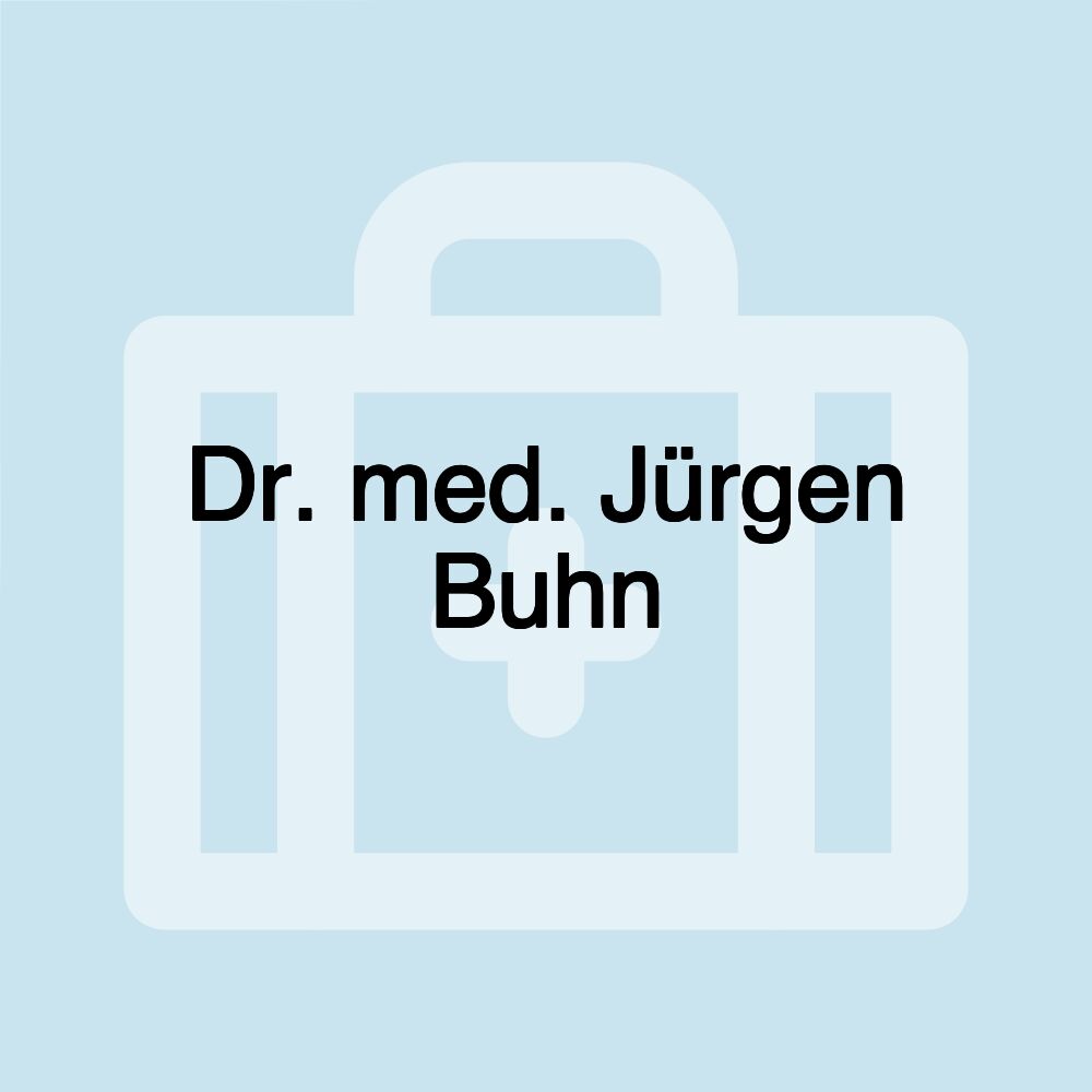 Dr. med. Jürgen Buhn