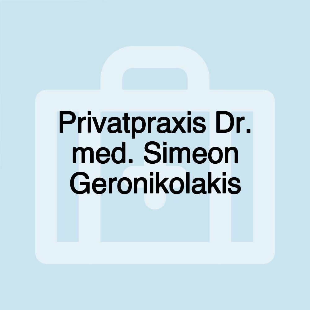 Privatpraxis Dr. med. Simeon Geronikolakis