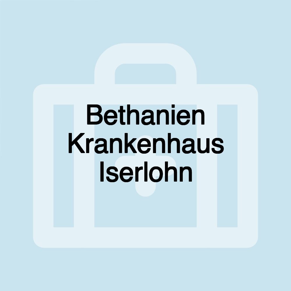 Bethanien Krankenhaus Iserlohn