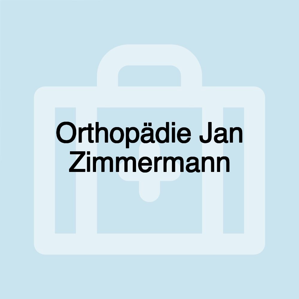 Orthopädie Jan Zimmermann