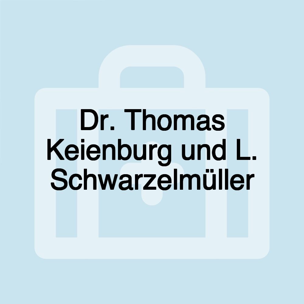 Dr. Thomas Keienburg und L. Schwarzelmüller