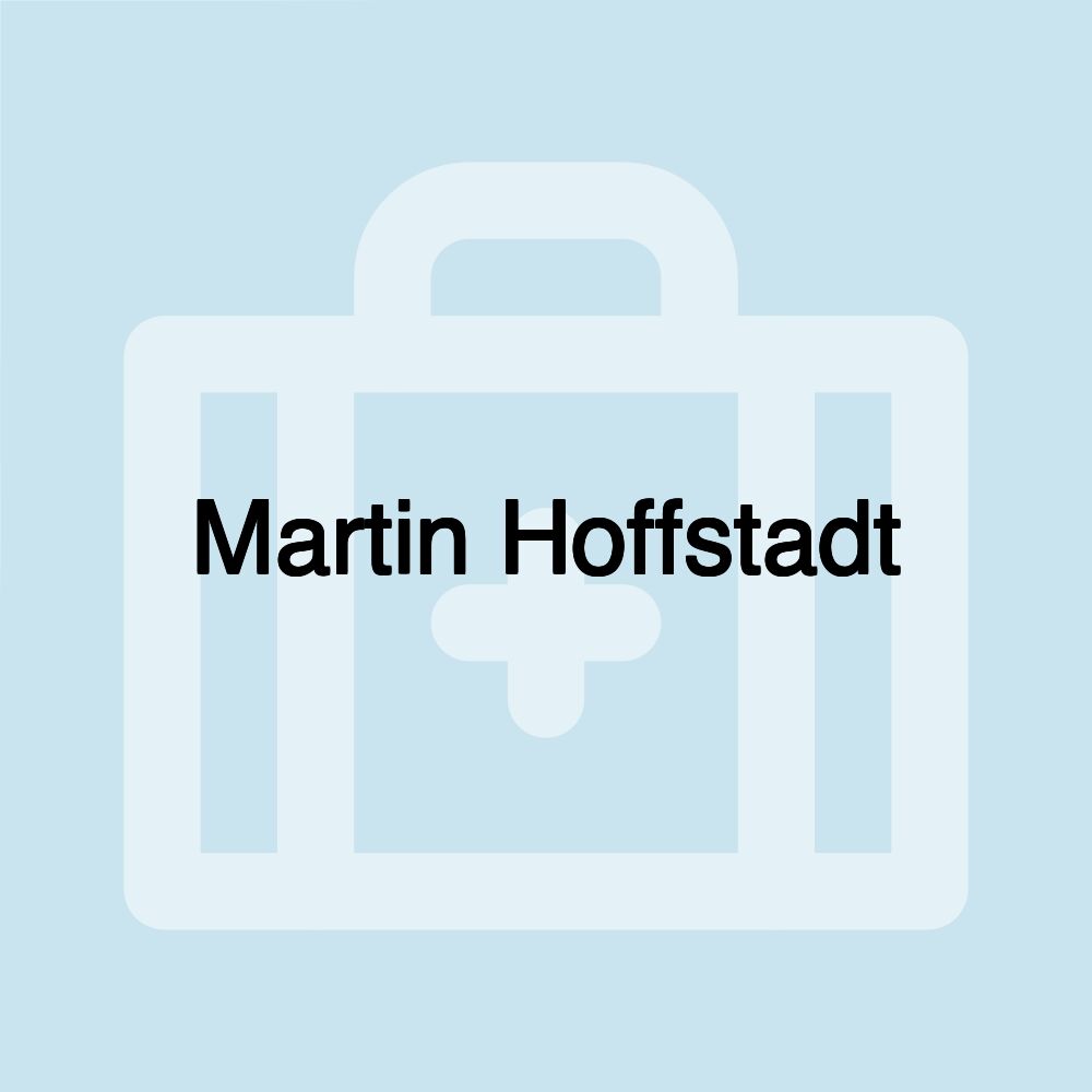 Martin Hoffstadt