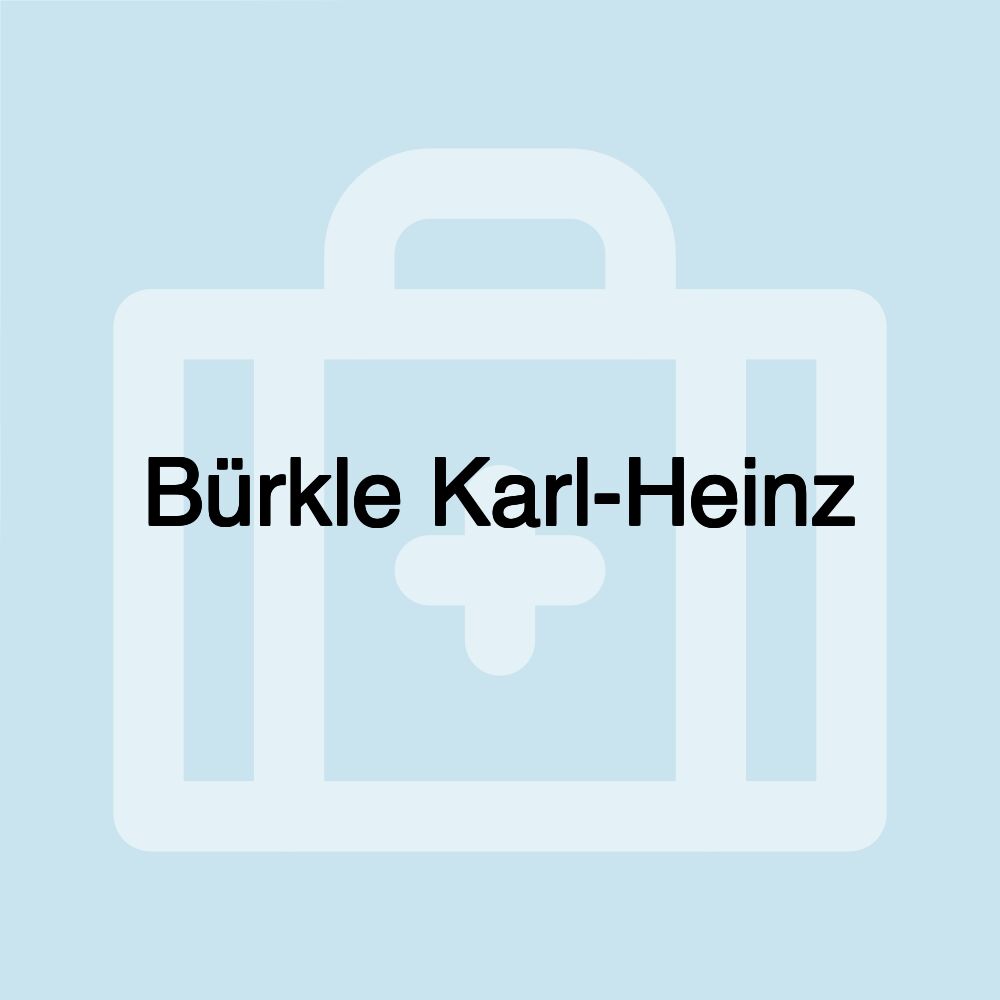 Bürkle Karl-Heinz