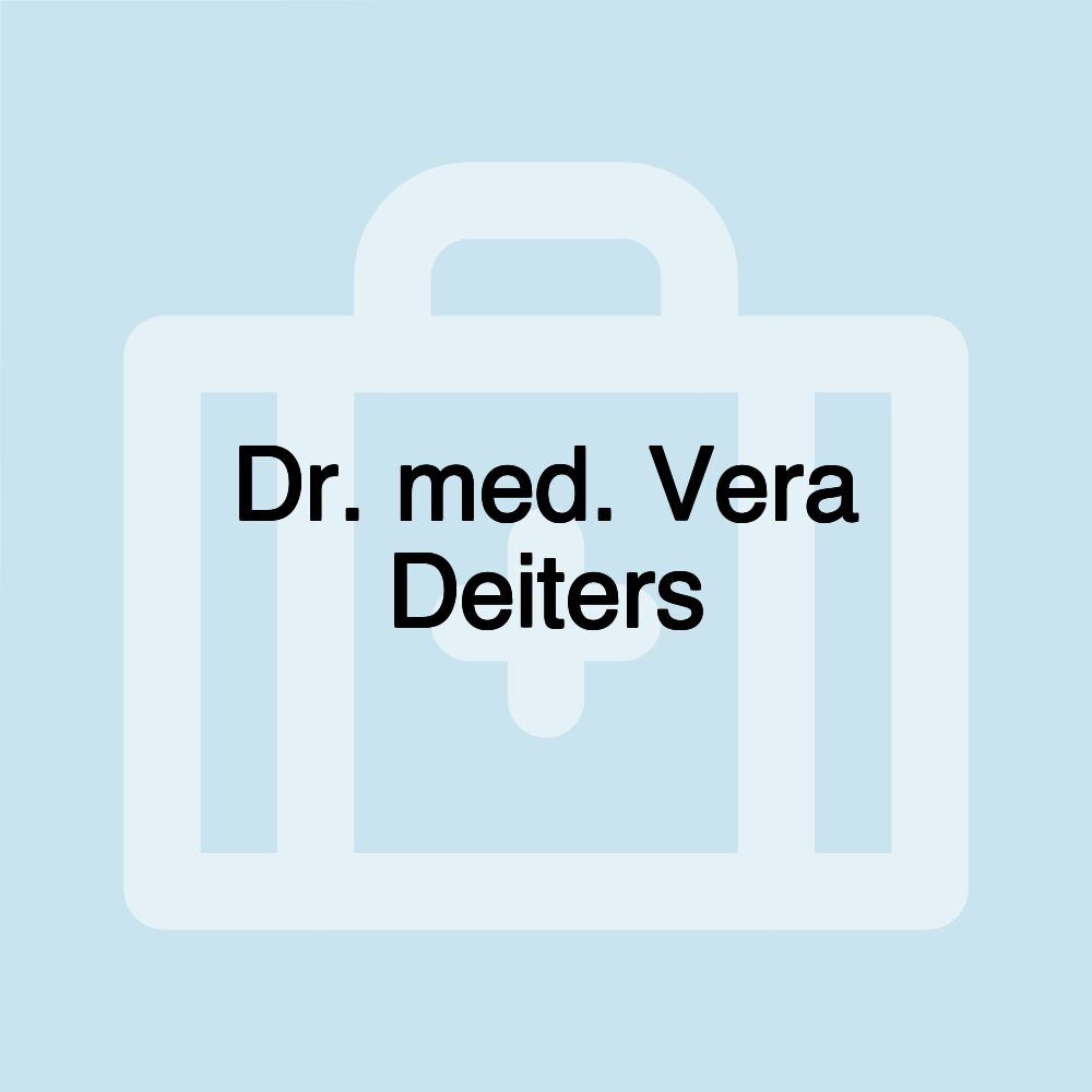 Dr. med. Vera Deiters