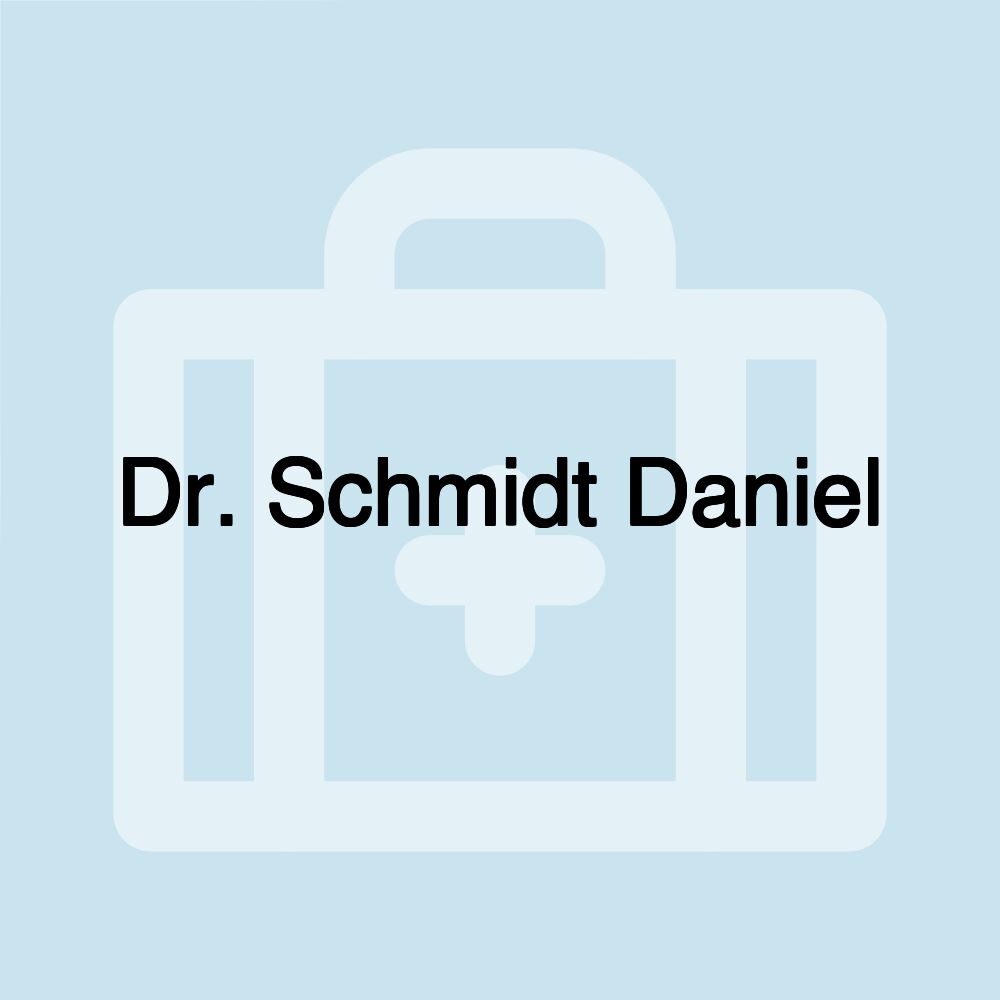 Dr. Schmidt Daniel