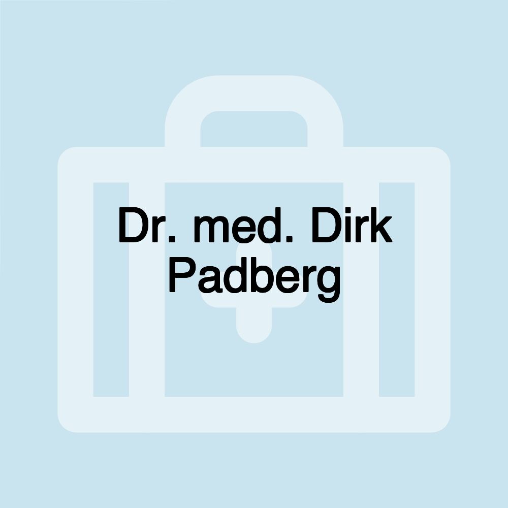 Dr. med. Dirk Padberg