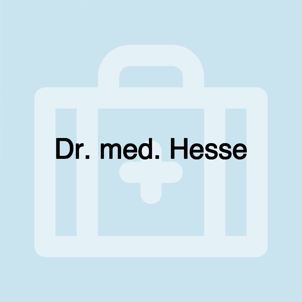 Dr. med. Hesse