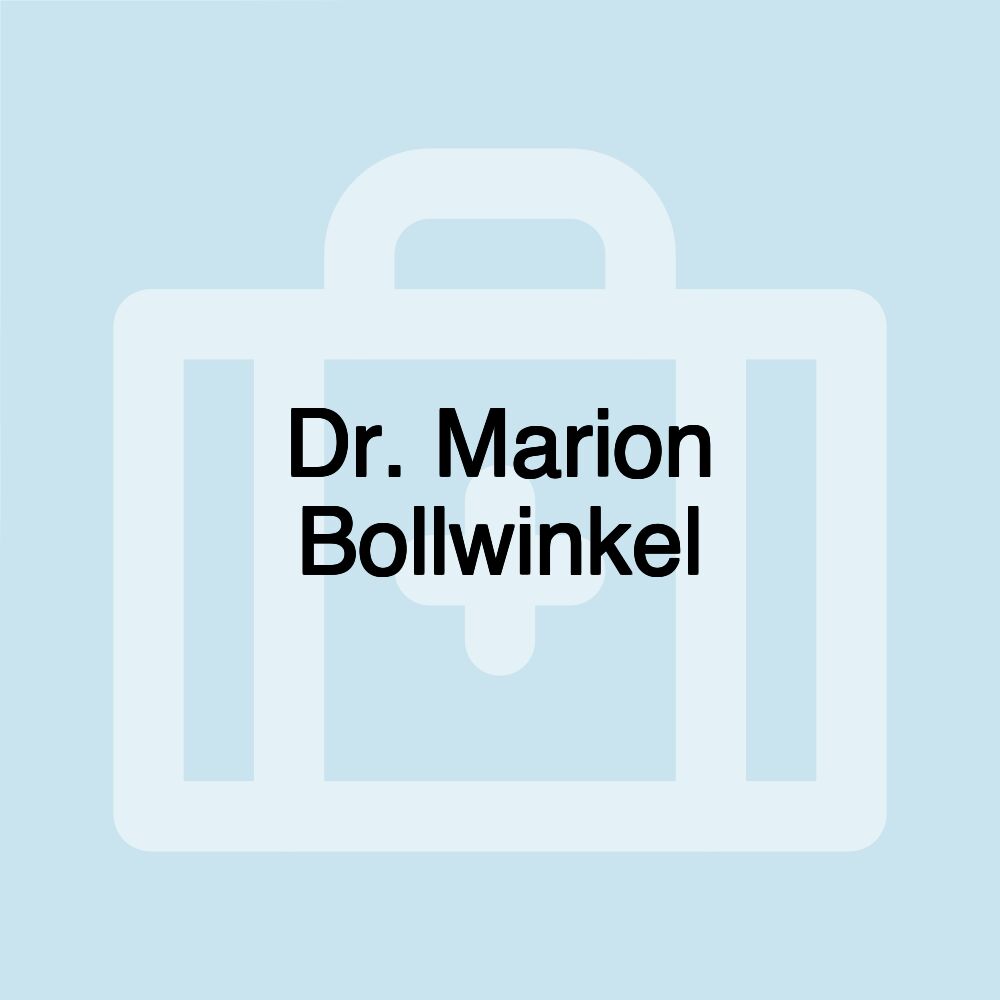 Dr. Marion Bollwinkel