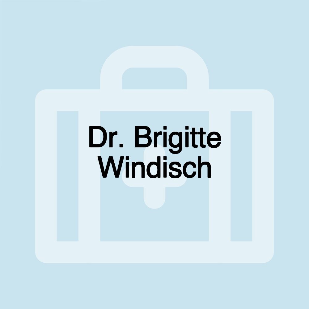 Dr. Brigitte Windisch