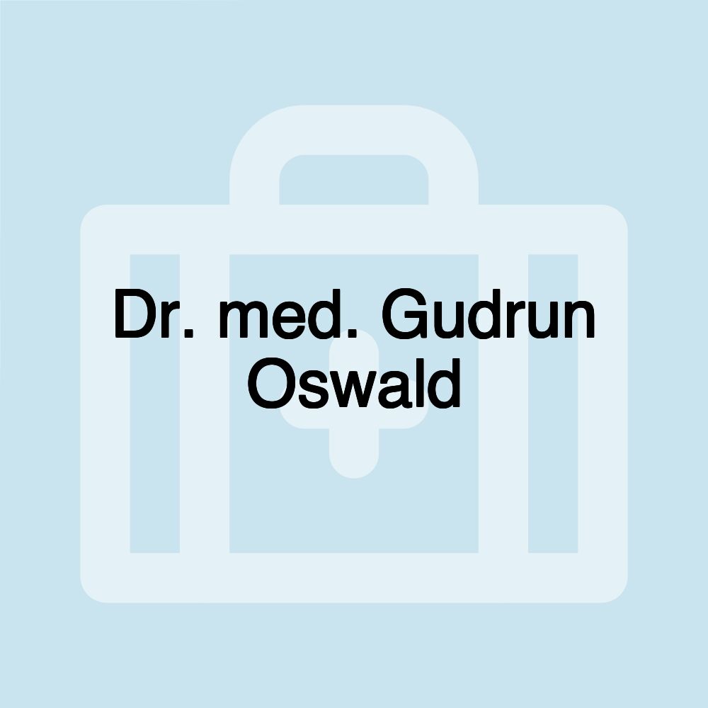 Dr. med. Gudrun Oswald