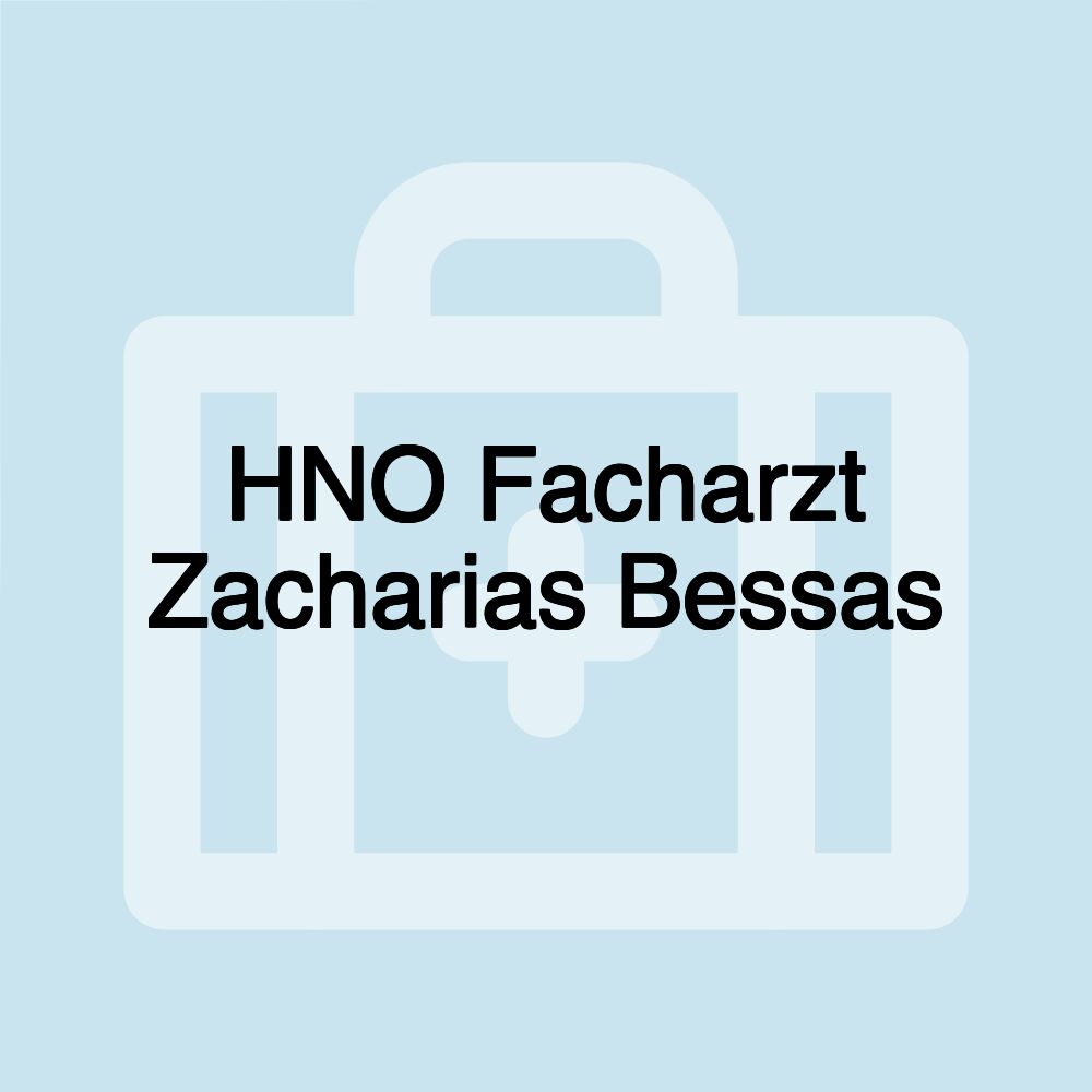 HNO Facharzt Zacharias Bessas