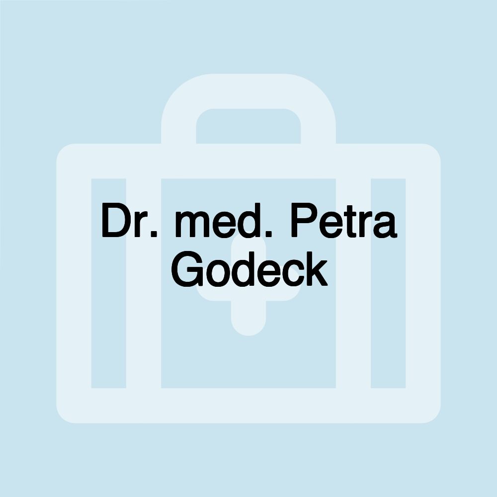 Dr. med. Petra Godeck