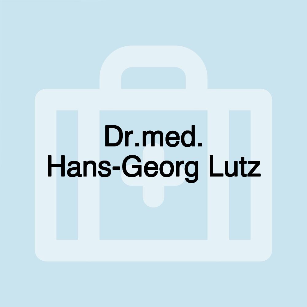 Dr.med. Hans-Georg Lutz