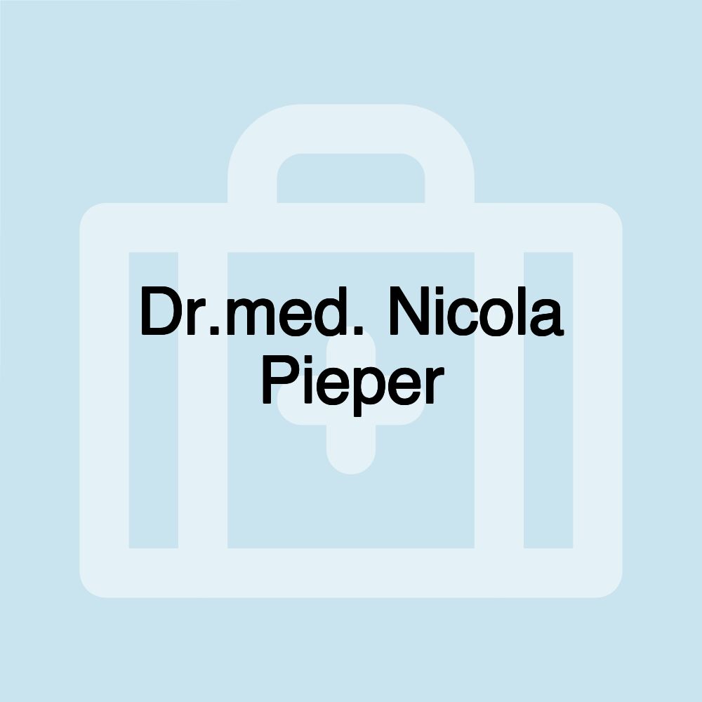 Dr.med. Nicola Pieper