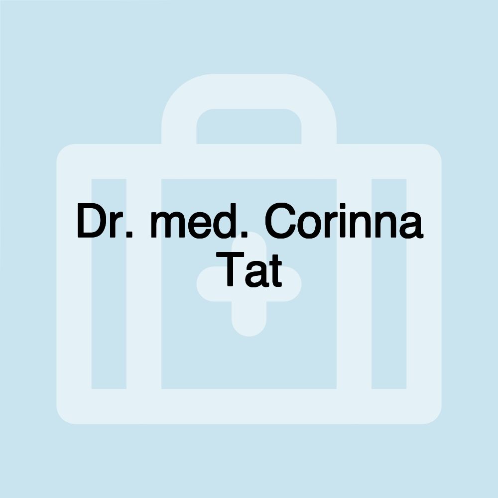 Dr. med. Corinna Tat