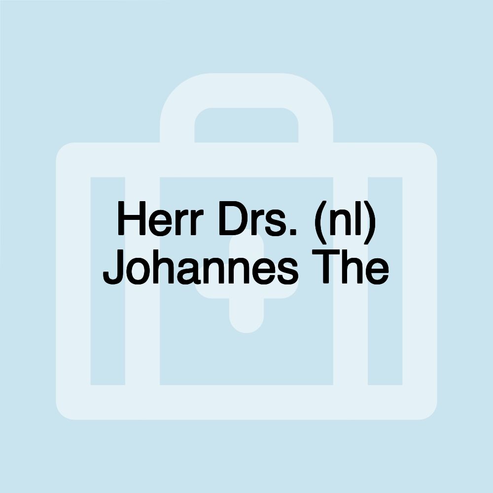 Herr Drs. (nl) Johannes The