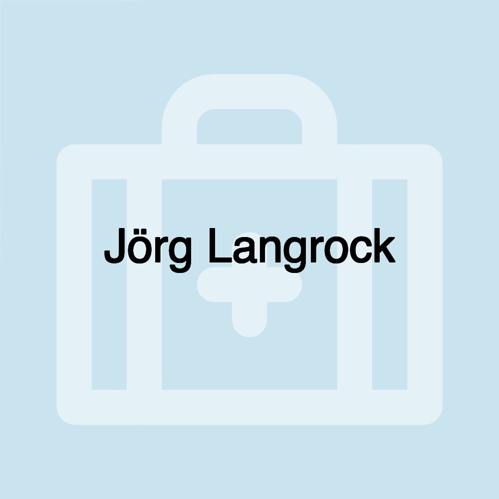 Jörg Langrock