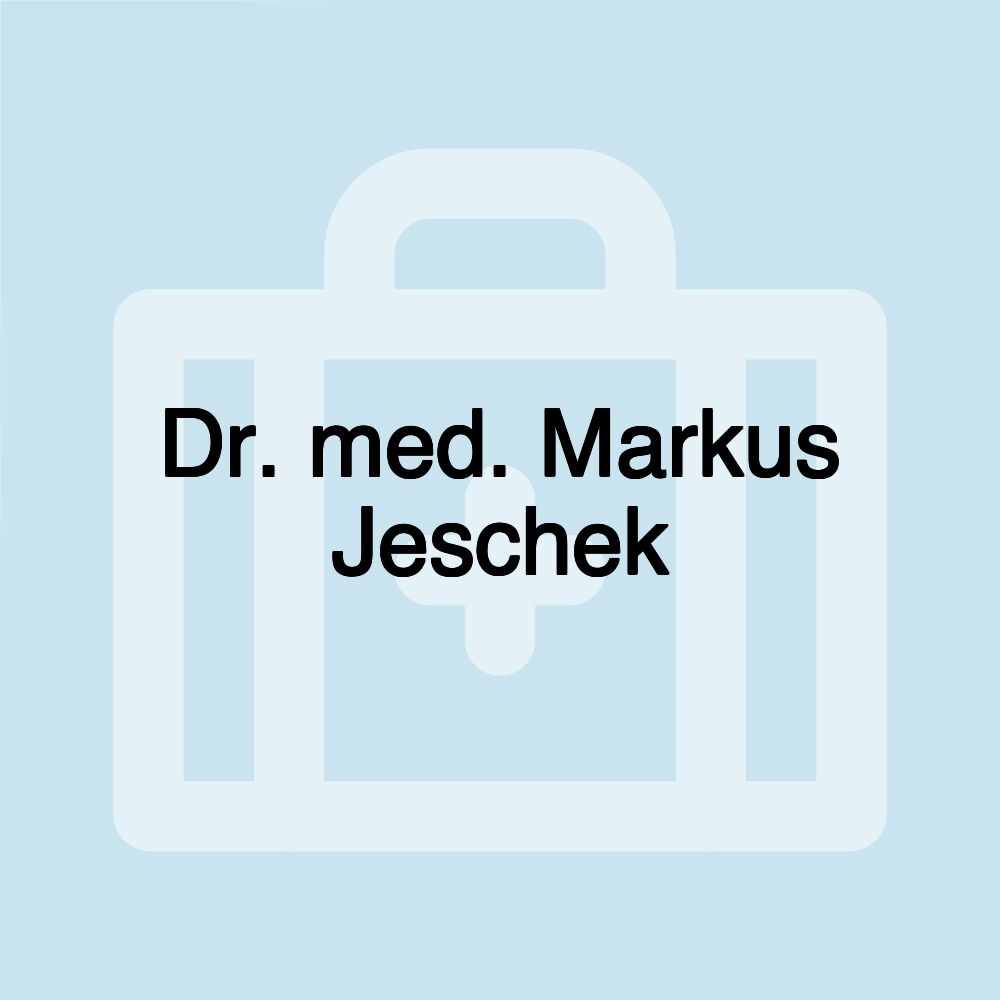 Dr. med. Markus Jeschek