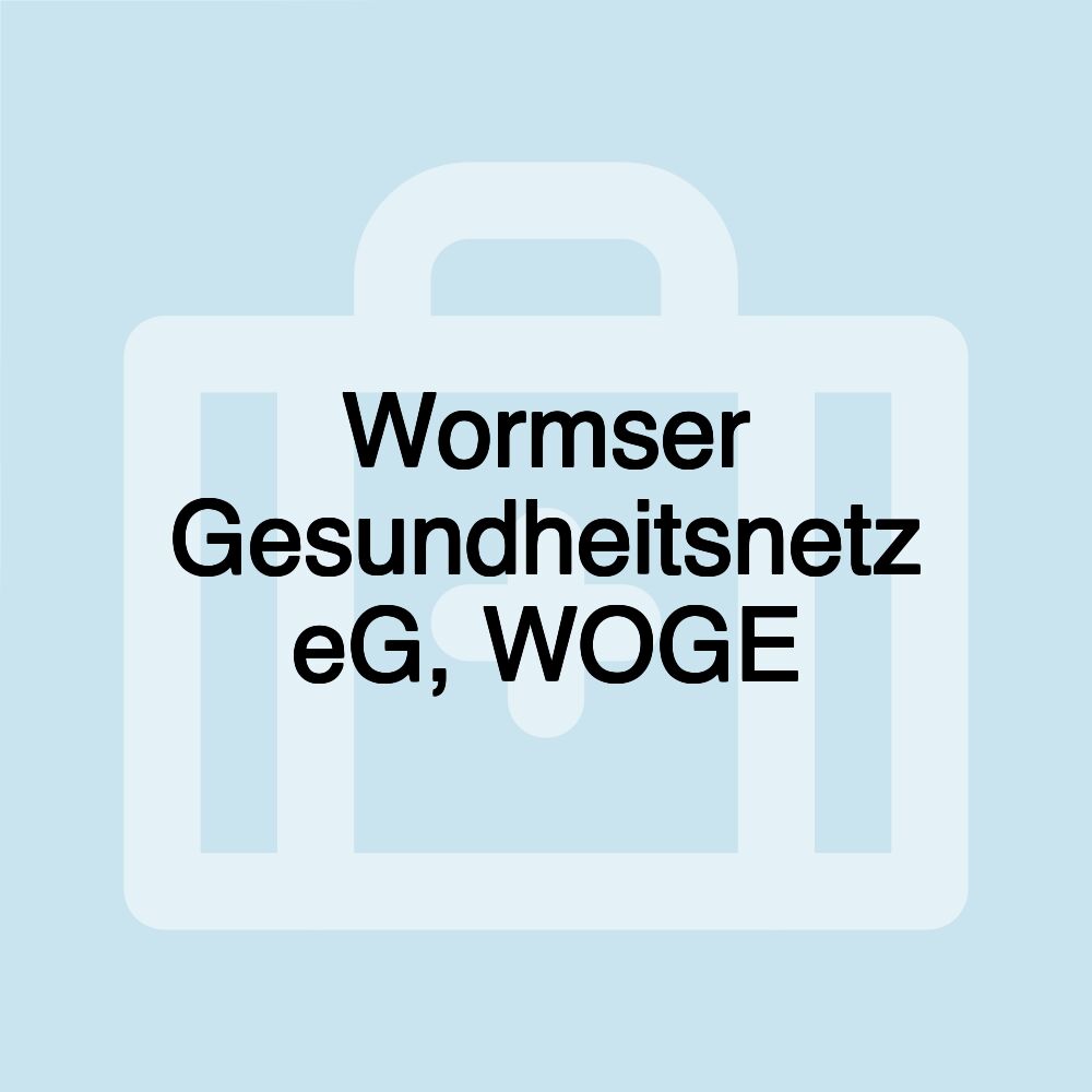 Wormser Gesundheitsnetz eG, WOGE