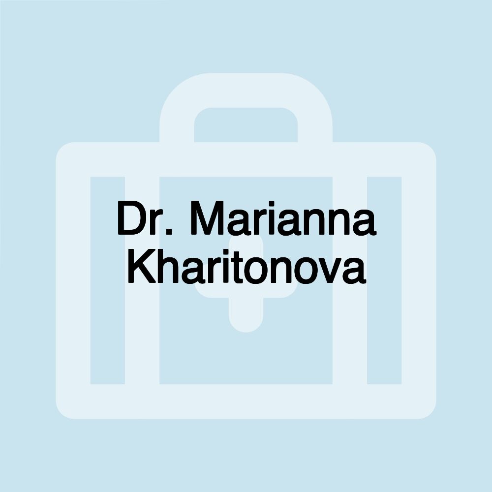 Dr. Marianna Kharitonova