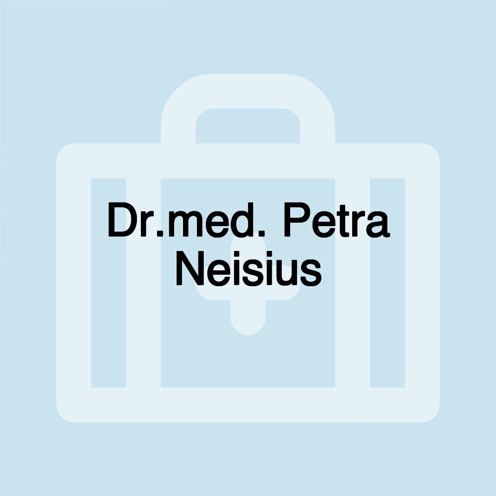 Dr.med. Petra Neisius