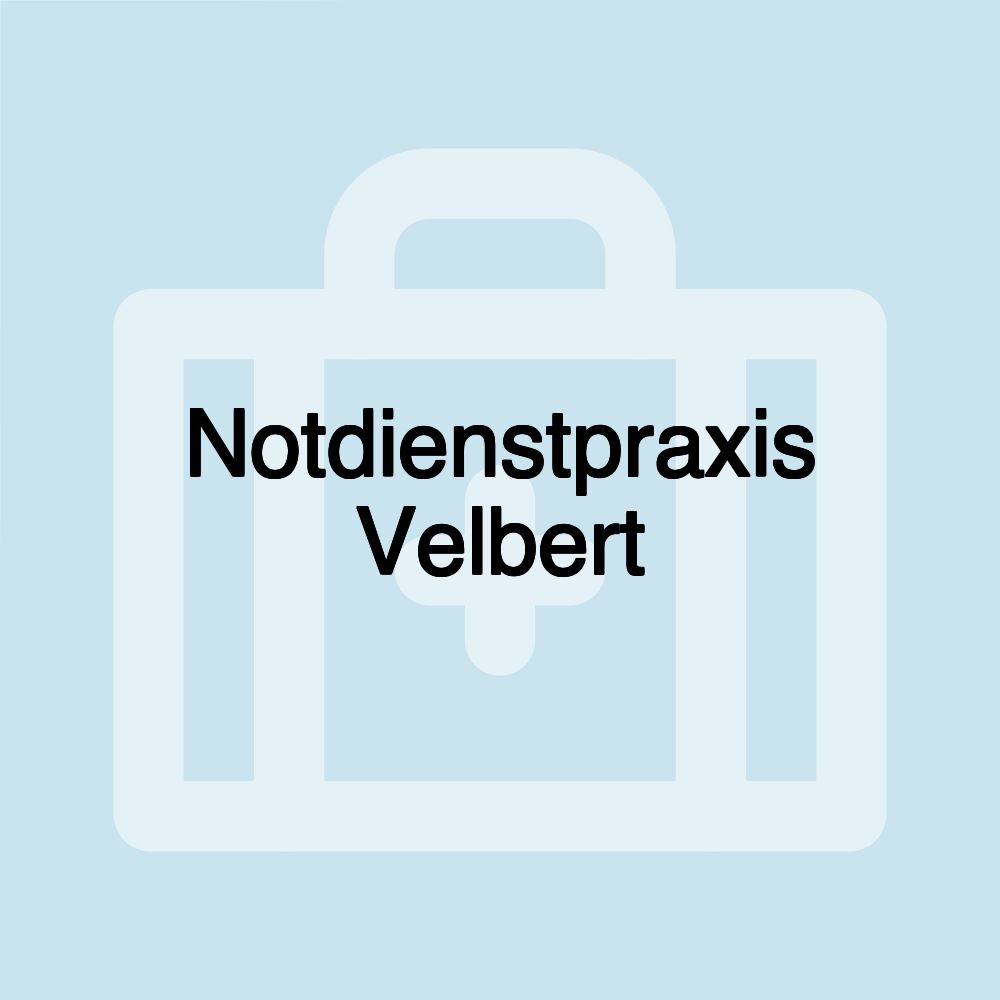 Notdienstpraxis Velbert