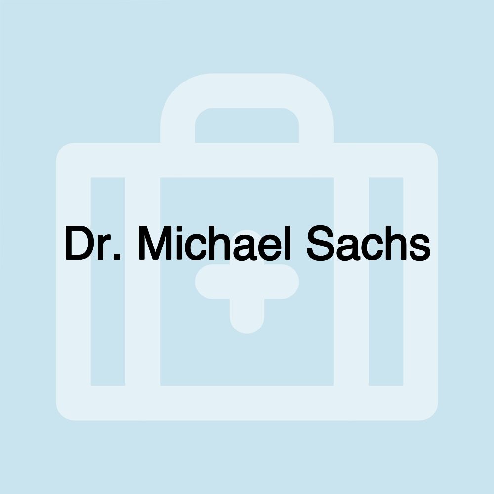 Dr. Michael Sachs