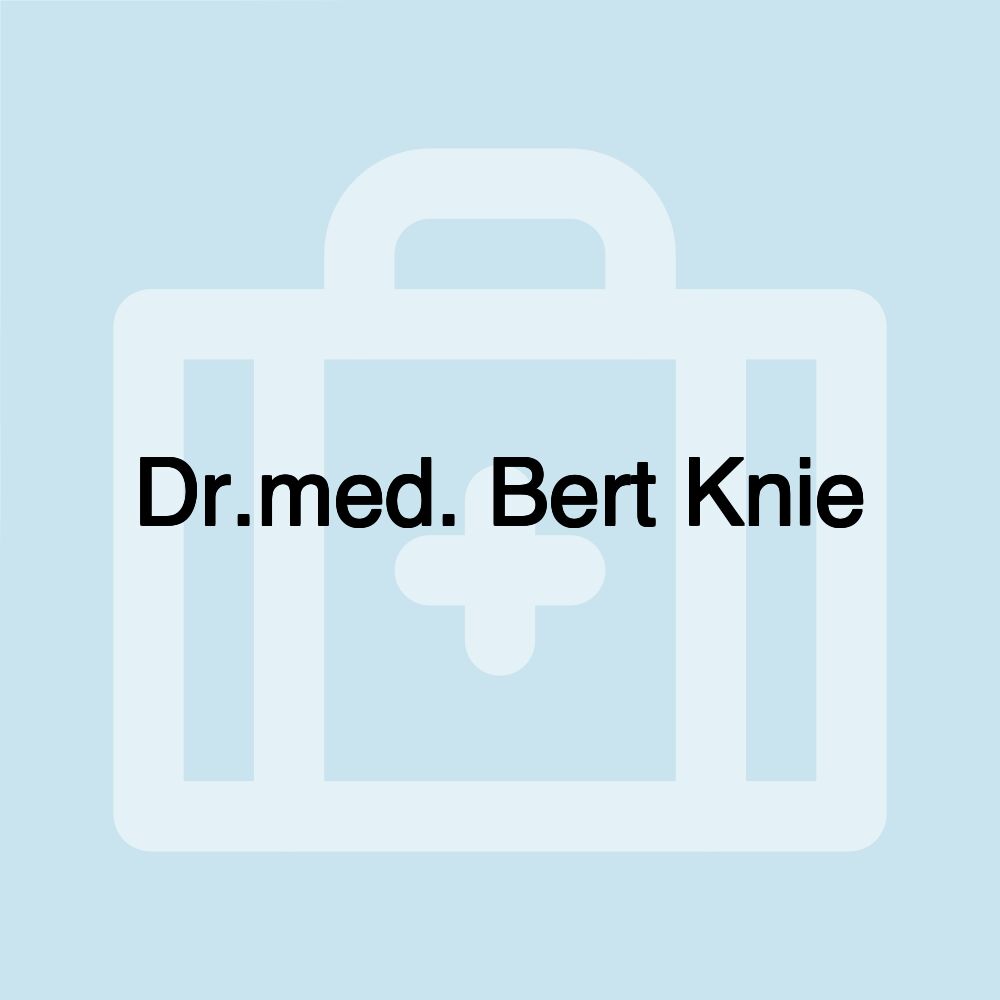 Dr.med. Bert Knie