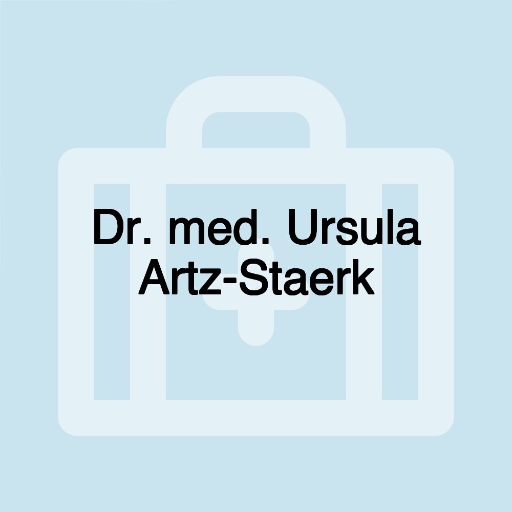 Dr. med. Ursula Artz-Staerk