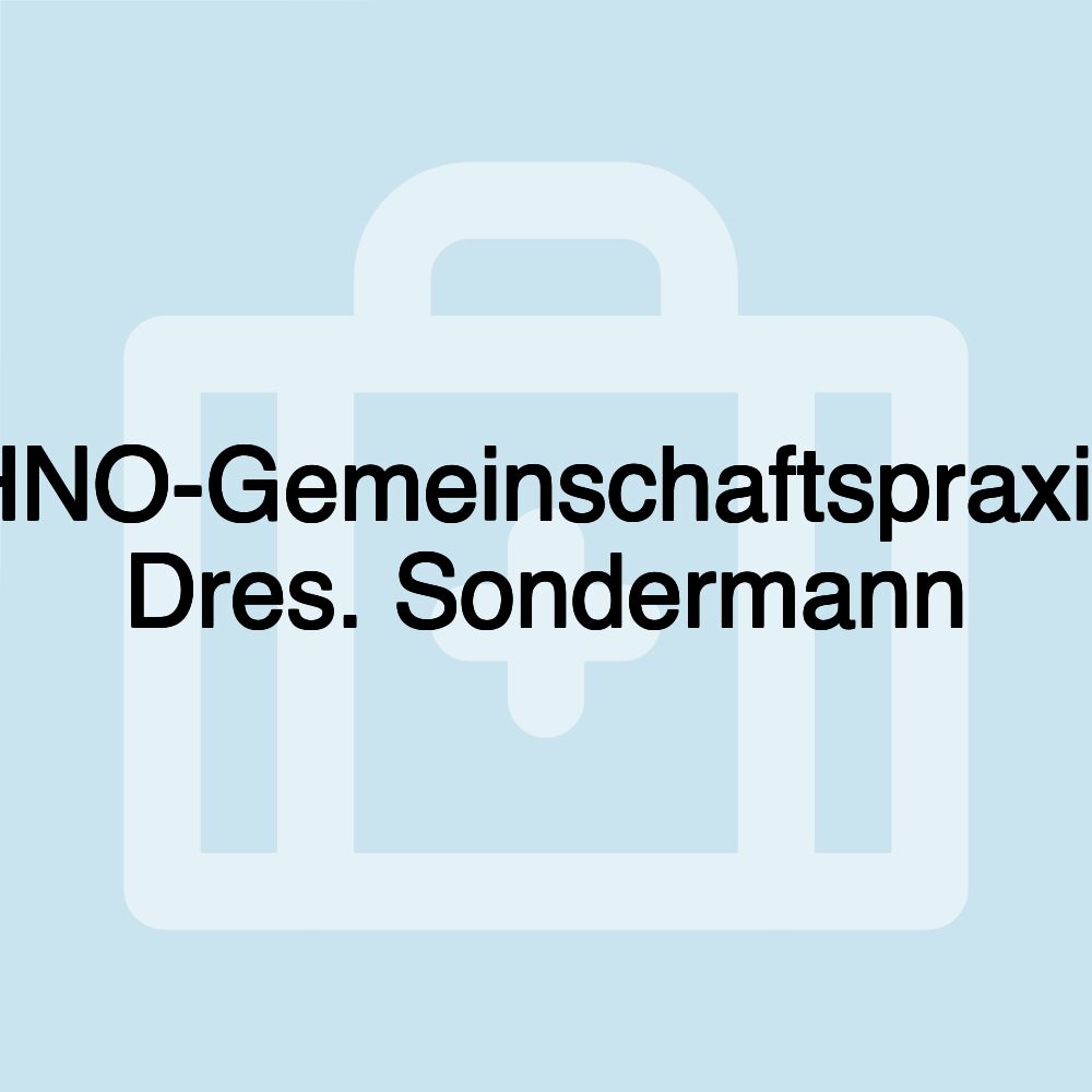 HNO-Gemeinschaftspraxis Dres. Sondermann