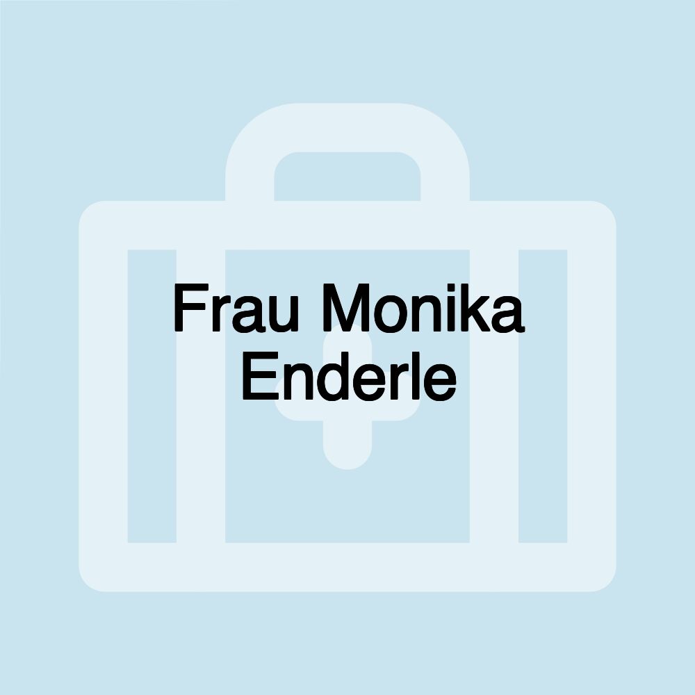 Frau Monika Enderle