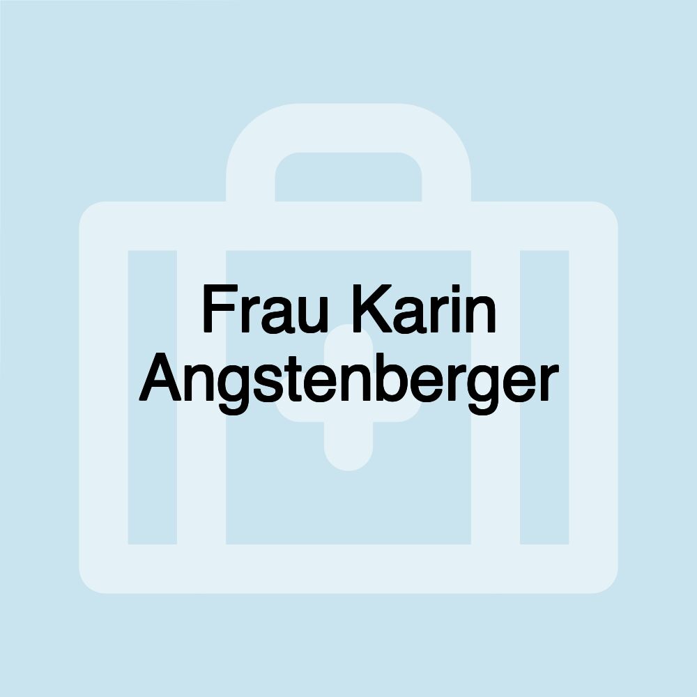 Frau Karin Angstenberger