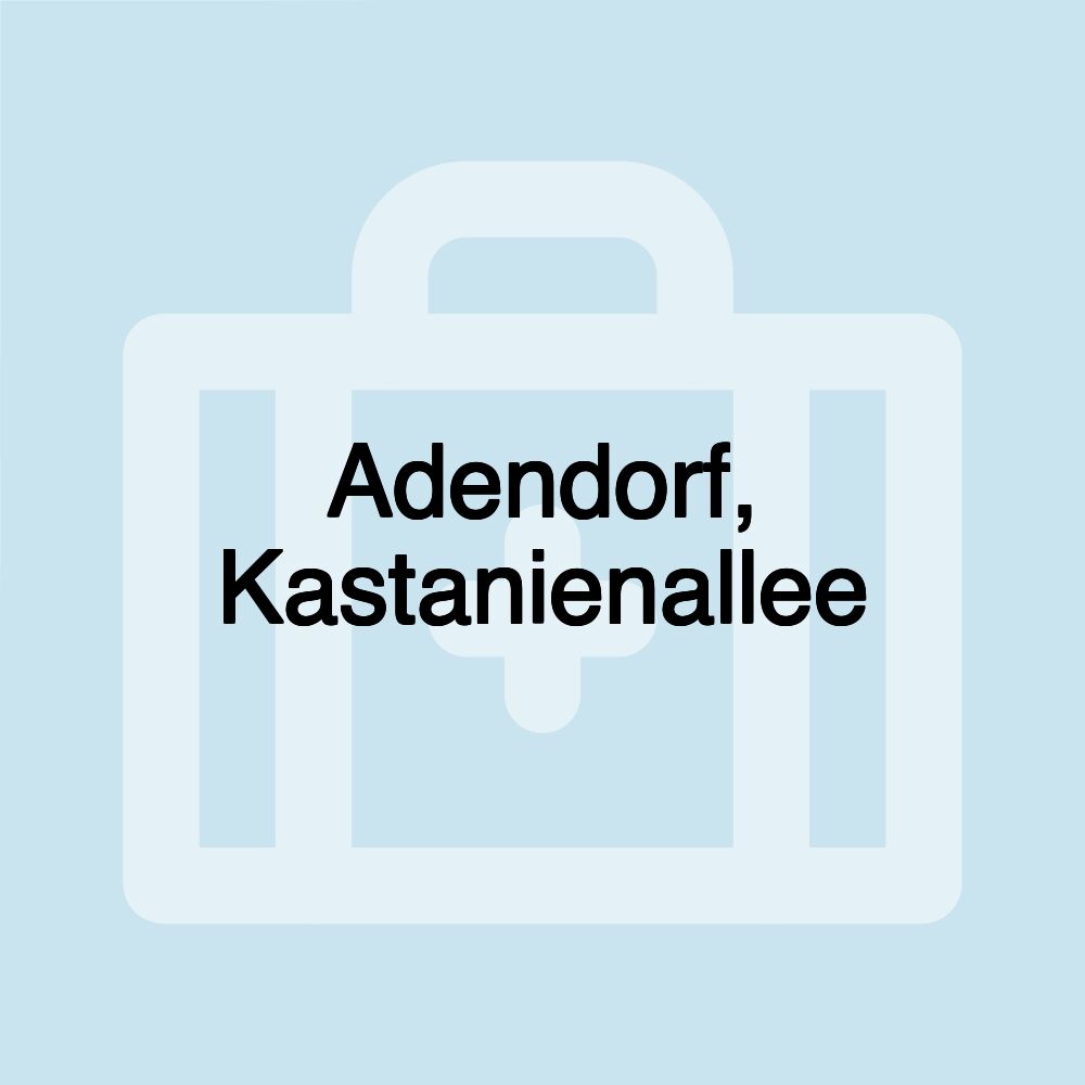 Adendorf, Kastanienallee