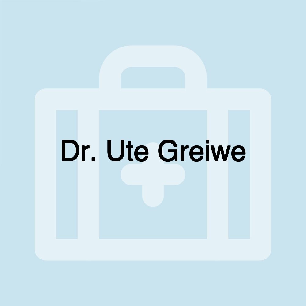 Dr. Ute Greiwe