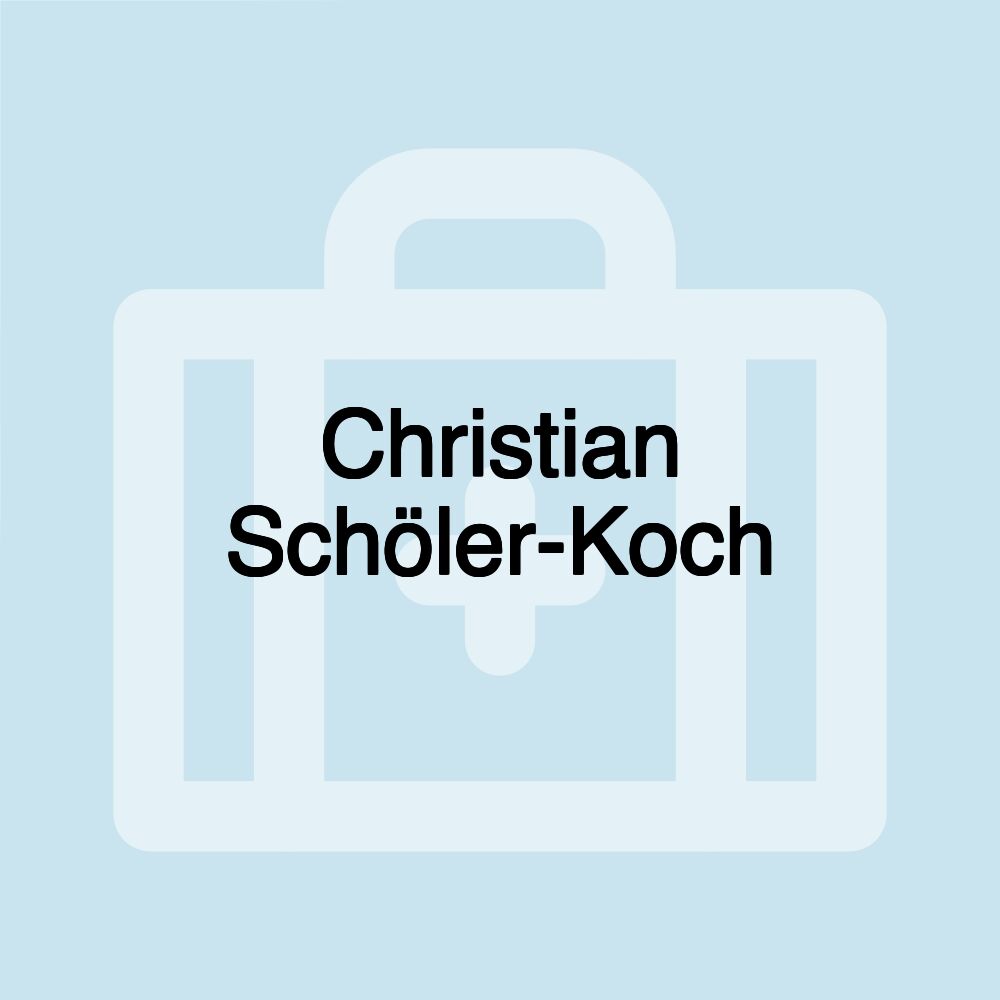 Christian Schöler-Koch