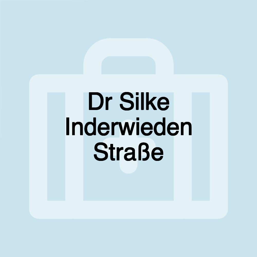 Dr Silke Inderwieden Straße