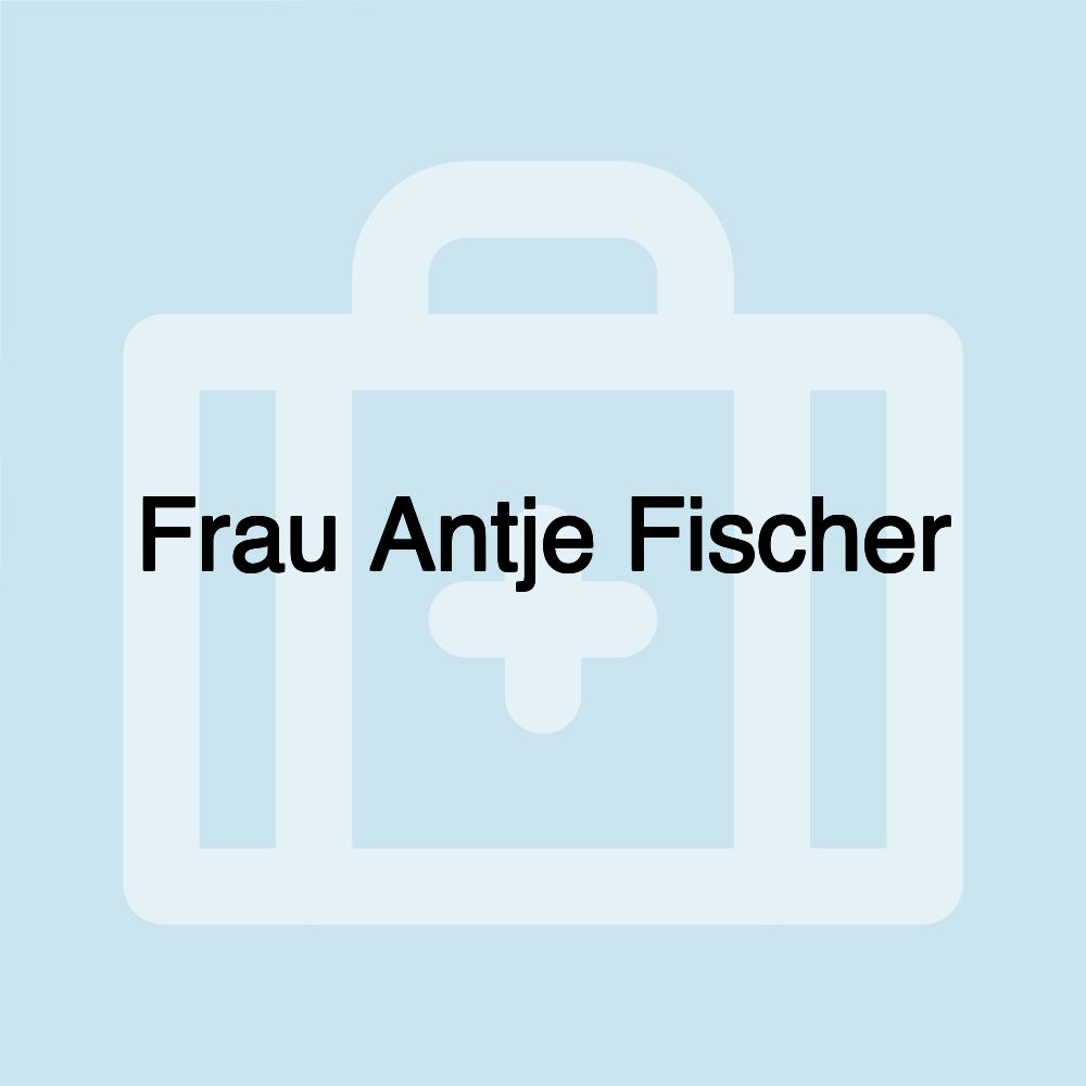 Frau Antje Fischer