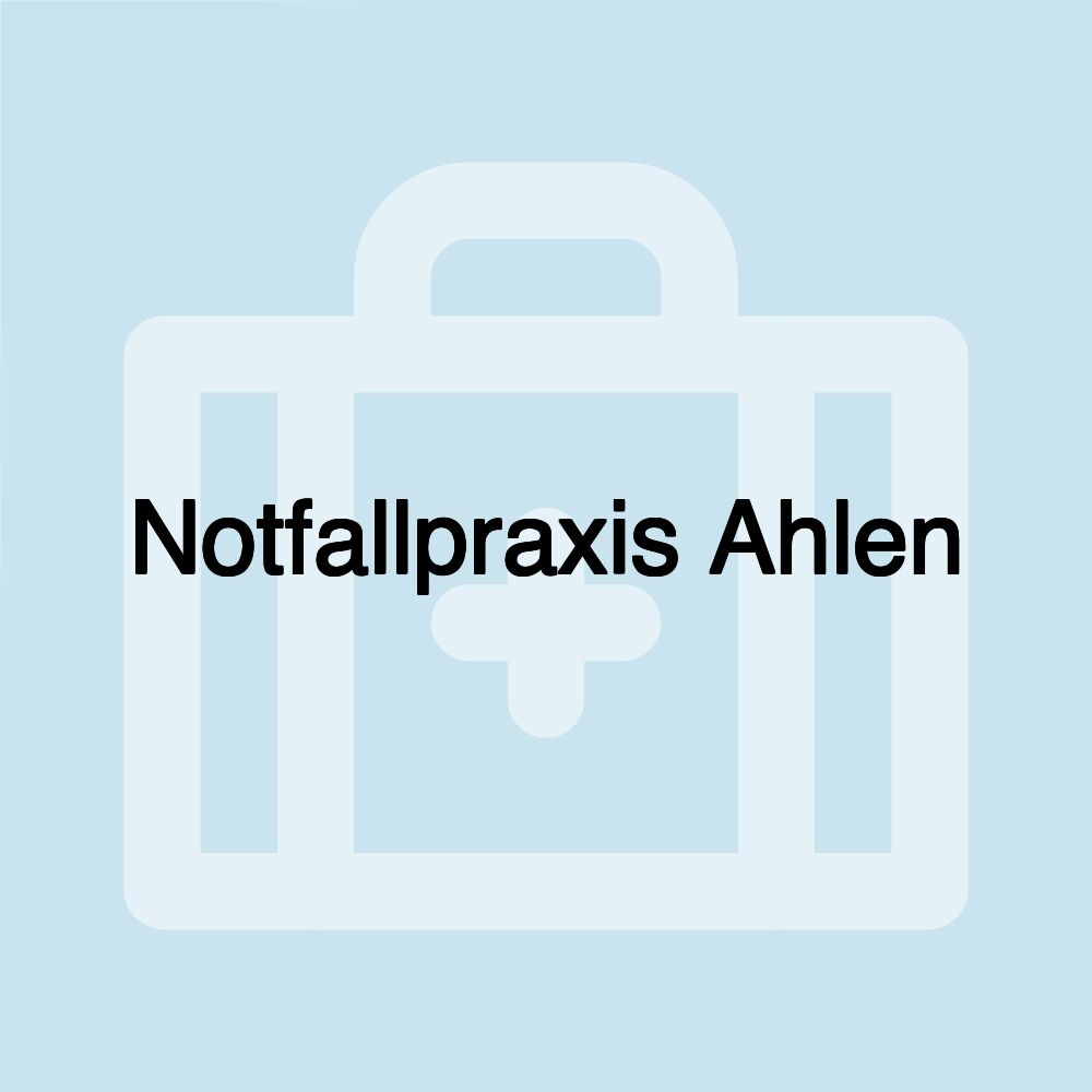 Notfallpraxis Ahlen