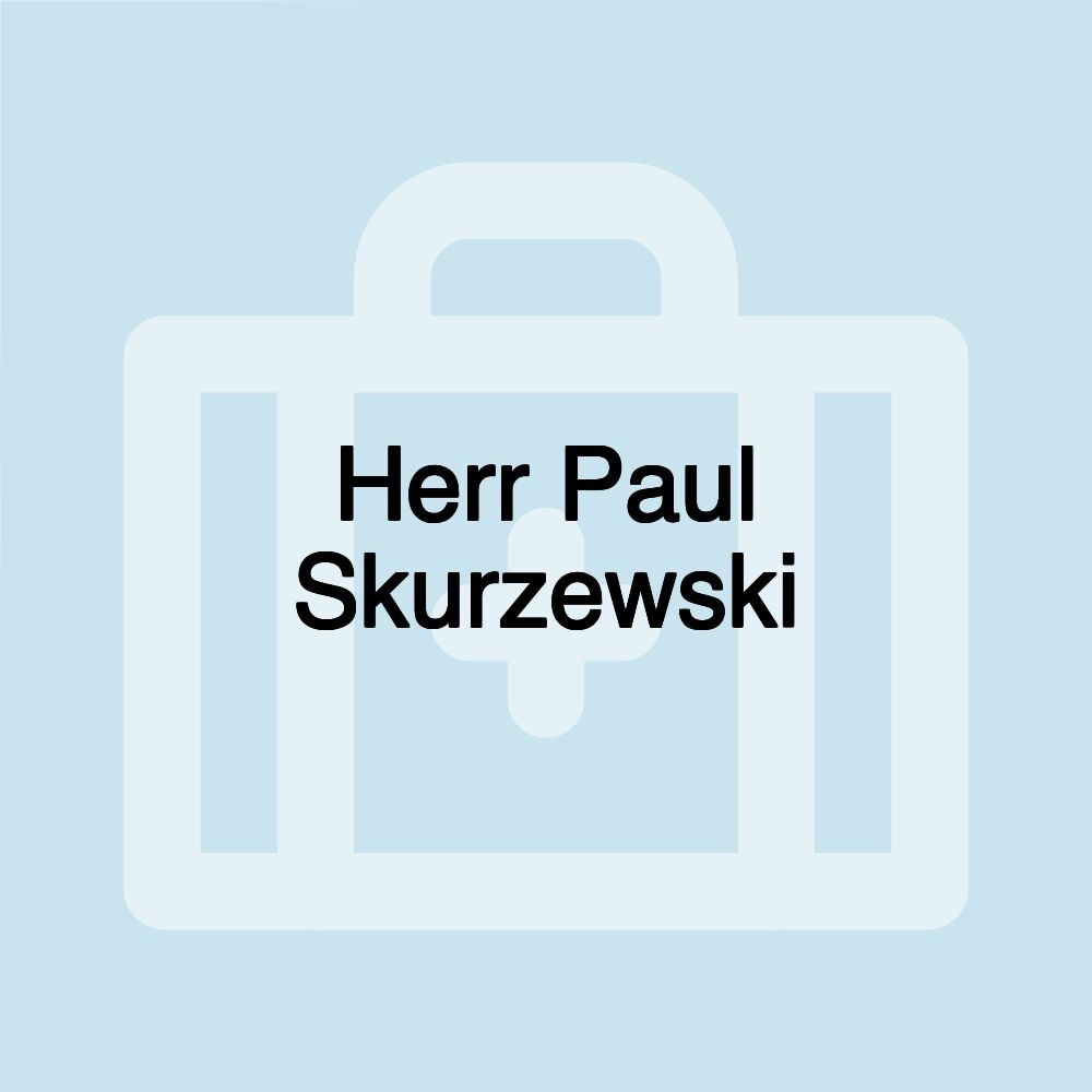 Herr Paul Skurzewski