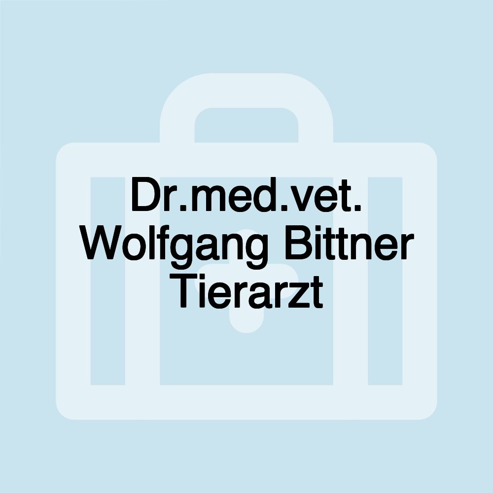 Dr.med.vet. Wolfgang Bittner Tierarzt