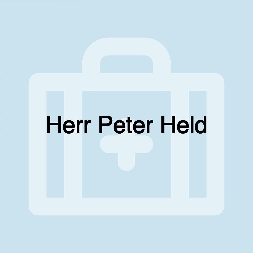 Herr Peter Held