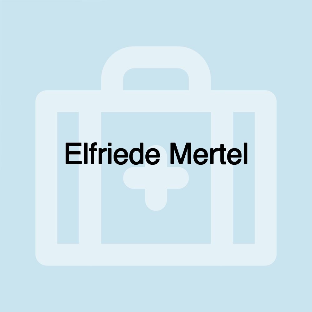 Elfriede Mertel